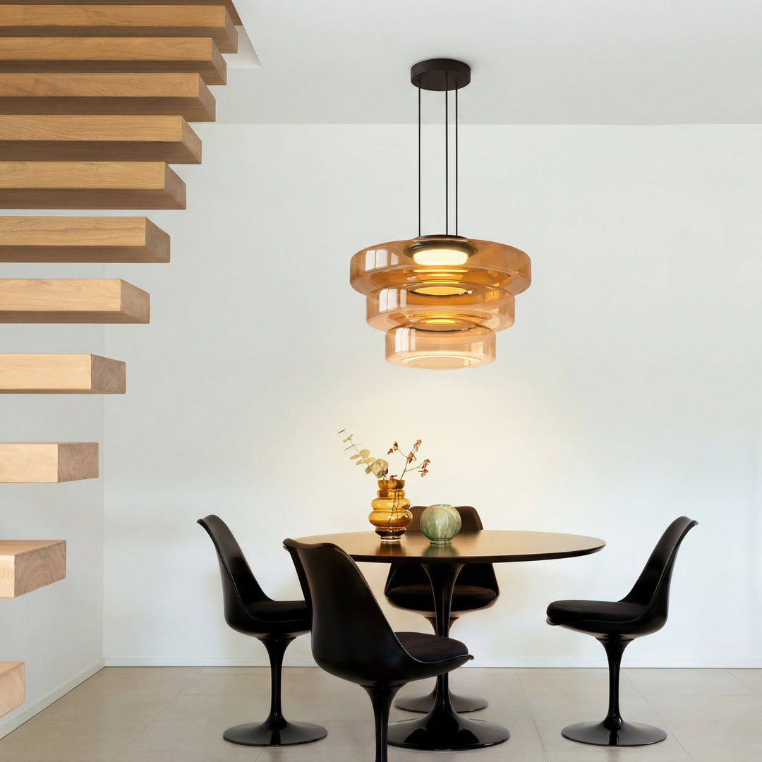 Modern Danish Glass Pendant Lamp-Orizon Depot