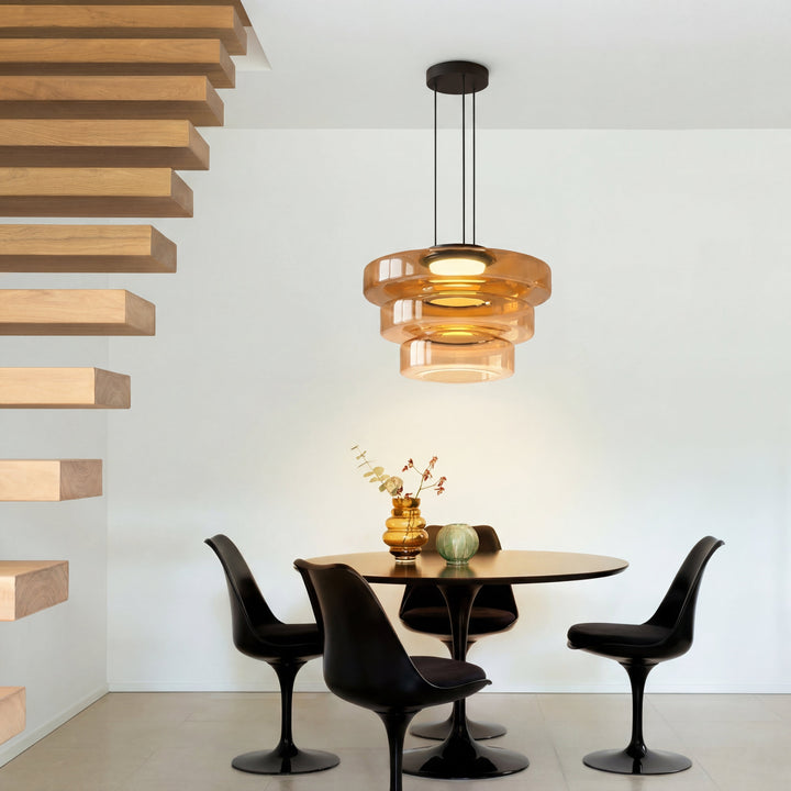 Modern Danish Glass Pendant Lamp-Orizon Depot