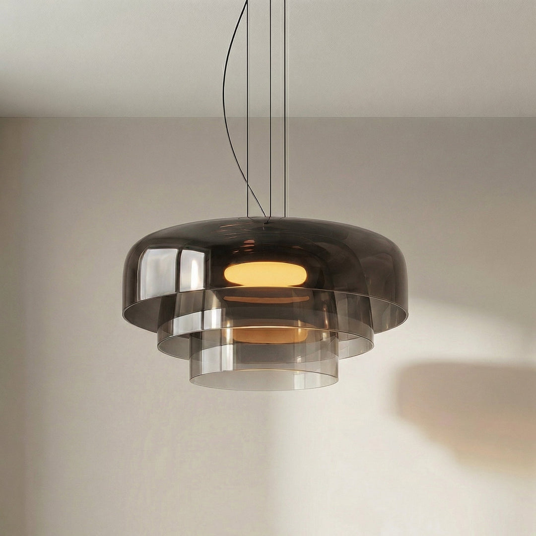 Modern Glass Hanging Pendant Lamp-Orizon Depot