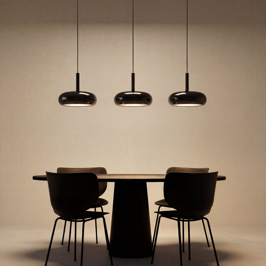 Modern 3 Head Kitchen Pendant Light with Elegant Glass Design-Orizon Depot