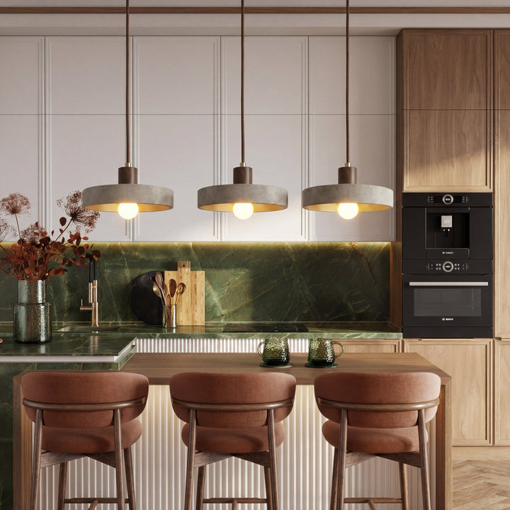 Travertine Stone Bauhaus Pendant Light-Orizon Depot