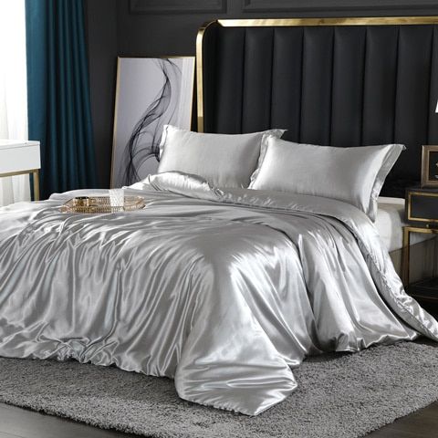 Elegant Satin Silk Bedding Set - Luxurious Comfort for Every Night-Orizon Depot