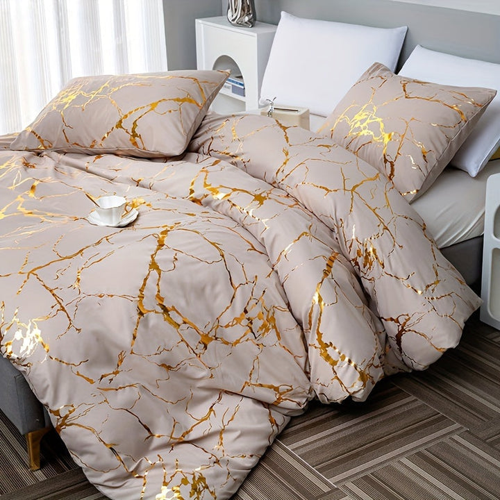 Luxury Silk Soft Duvet Cover Set – Elegant and Comfortable Bedding-Orizon Depot