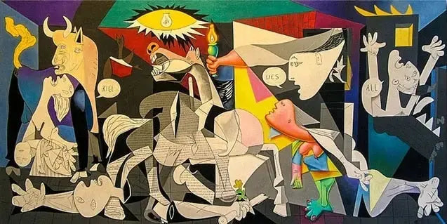Guernica Picasso Canvas Wall Art for Home Decor-Orizon Depot