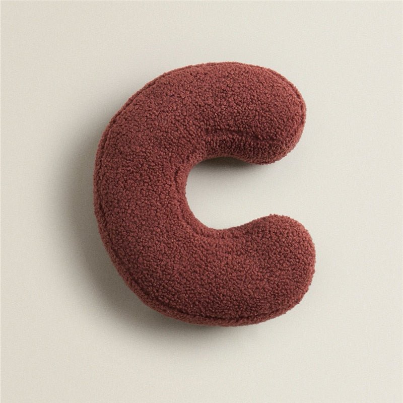 Soft Plush Letter Pillow for Bedroom and Kids' Room Decor-Orizon Depot