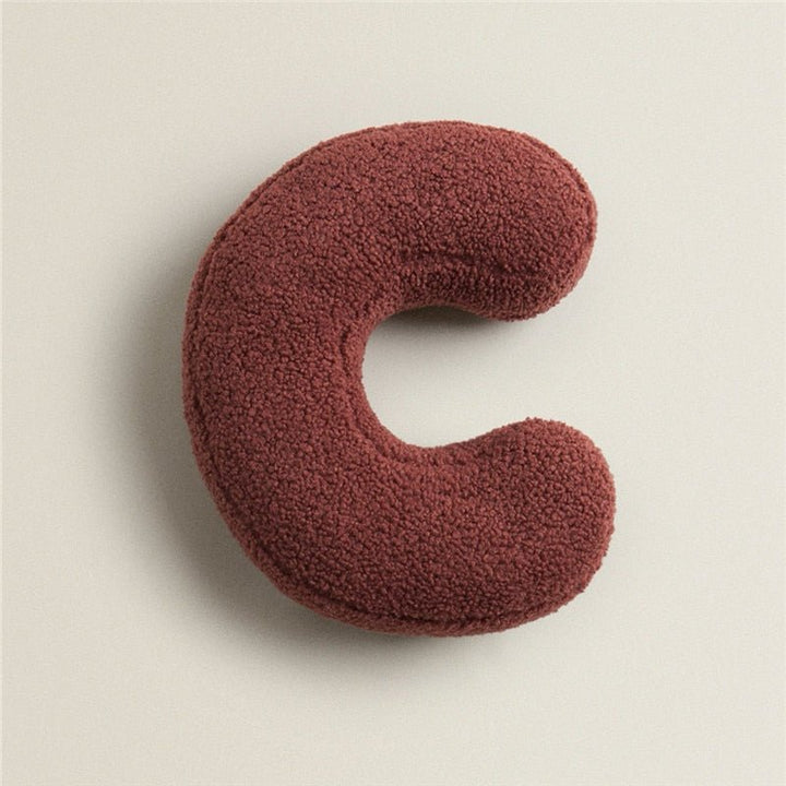 Soft Plush Letter Pillow for Bedroom and Kids' Room Decor-Orizon Depot
