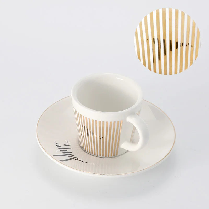 Creative Dynamic SLR Leopard Anamorphic Zebra Coffee Tea Cup Set-Orizon Depot