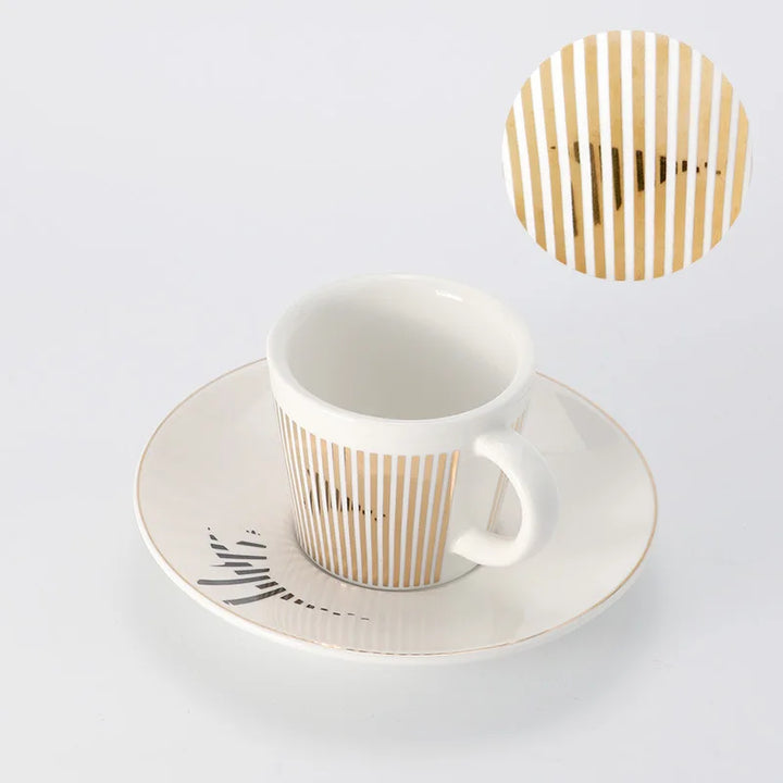 Creative Dynamic SLR Leopard Anamorphic Zebra Coffee Tea Cup Set-Orizon Depot