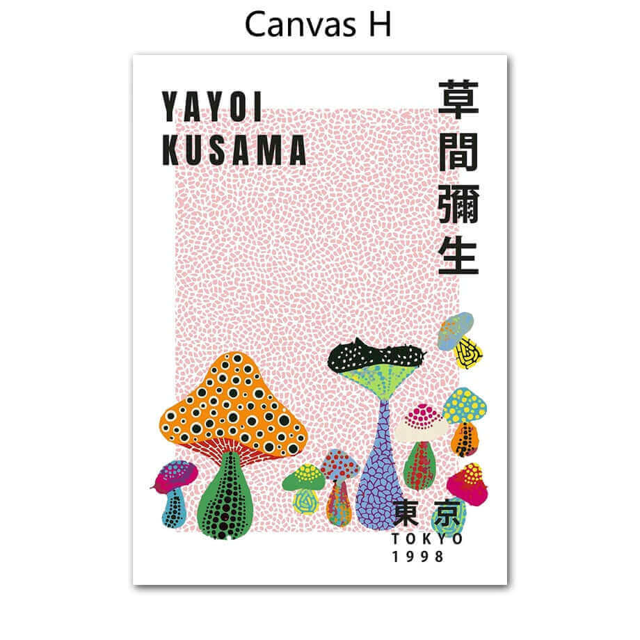 Abstract Premium Poster by Yayoi Kusama - Art for Home Decor-Orizon Depot
