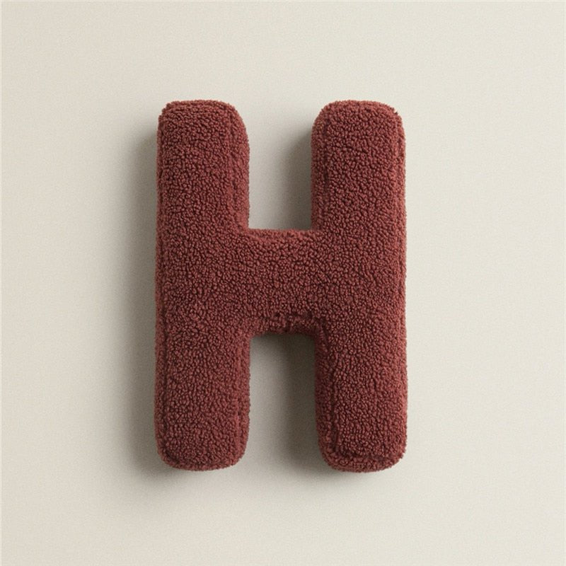 Soft Plush Letter Pillow for Bedroom and Kids' Room Decor-Orizon Depot