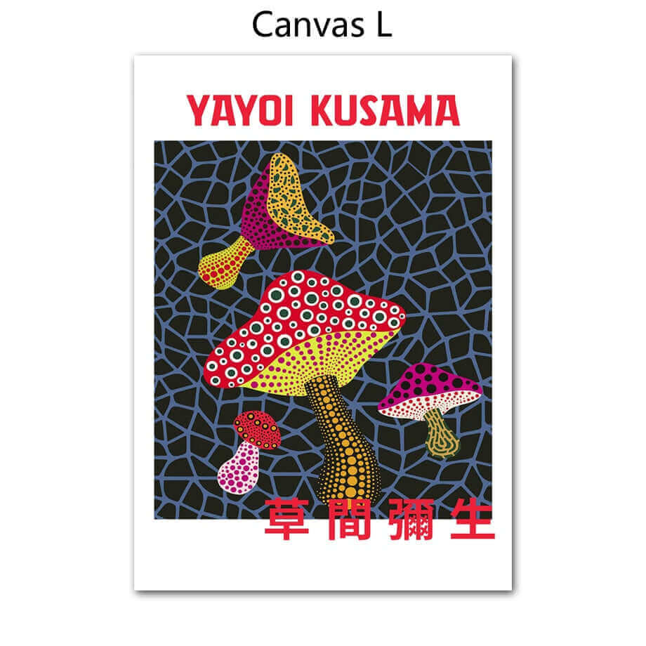 Abstract Premium Poster by Yayoi Kusama - Art for Home Decor-Orizon Depot