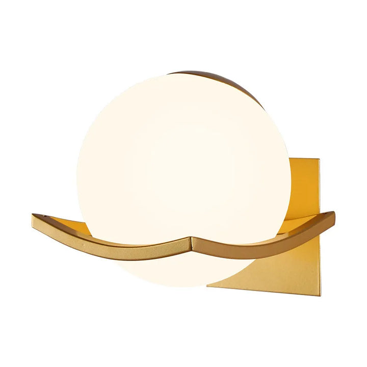 Modern Glass Globe Wall Light | Stylish European Sconce