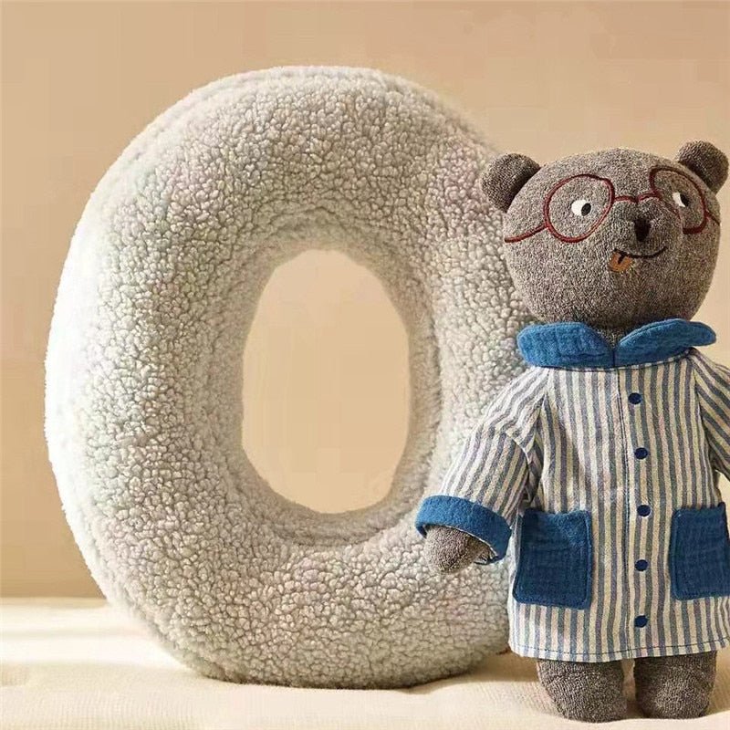 Soft Plush Letter Pillow for Bedroom and Kids' Room Decor-Orizon Depot
