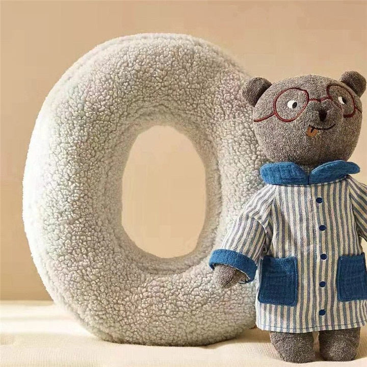 Soft Plush Letter Pillow for Bedroom and Kids' Room Decor-Orizon Depot