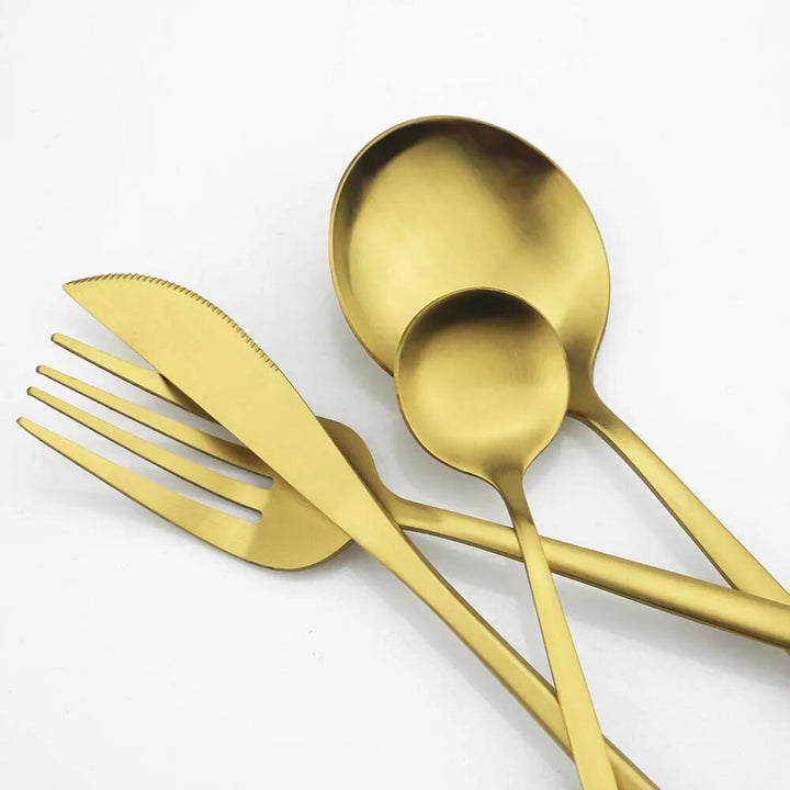 Elegant Stainless Steel Cutlery Set for 6 - High-Quality Dining Essentials-Orizon Depot