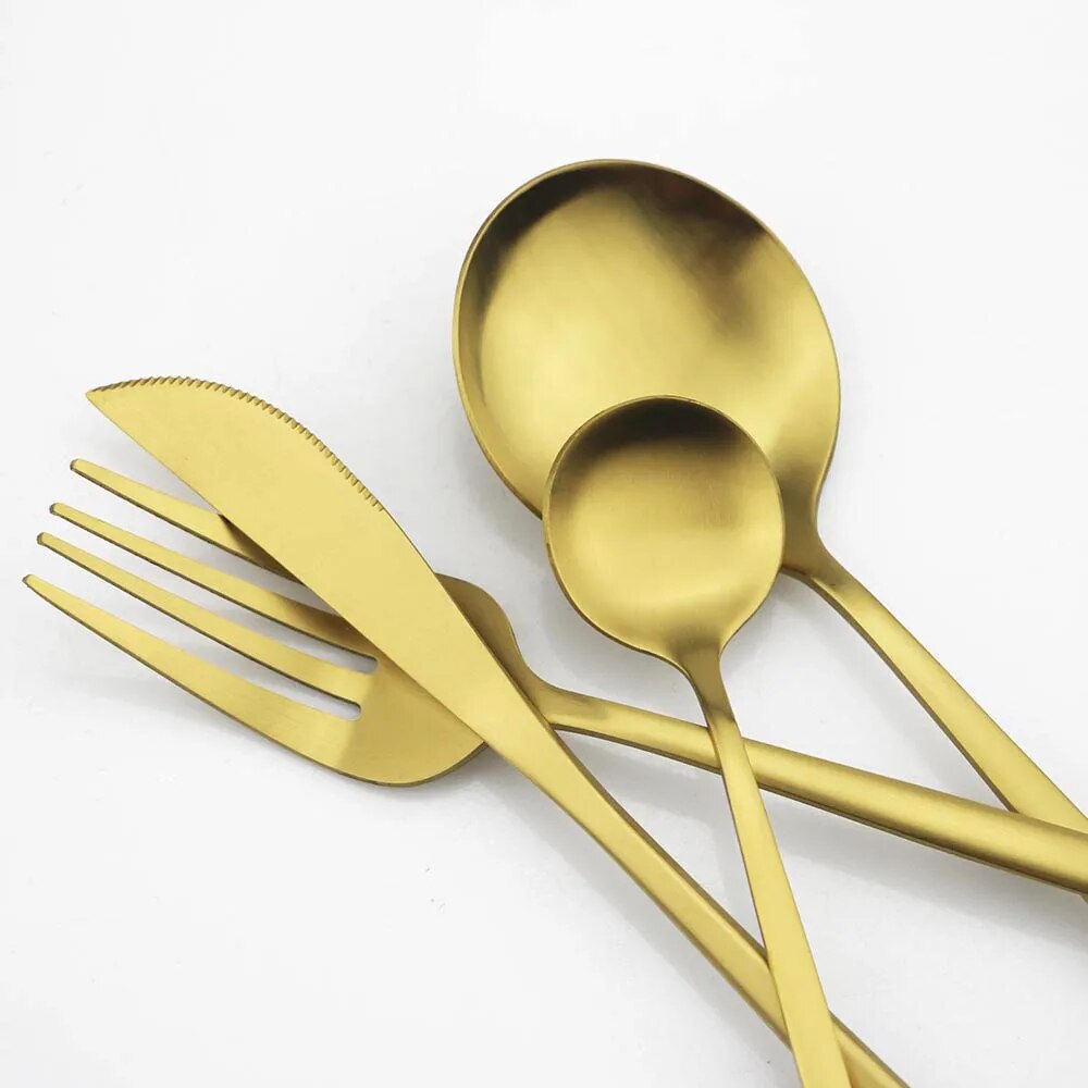 Elegant Stainless Steel Cutlery Set for 6 - High-Quality Dining Utensils-Orizon Depot