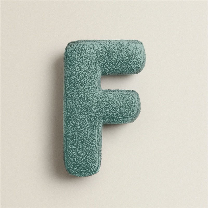 Soft Plush Letter Pillow for Bedroom and Kids' Room Decor-Orizon Depot