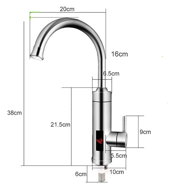 Electric Kitchen Faucet Fixture-Orizon Depot