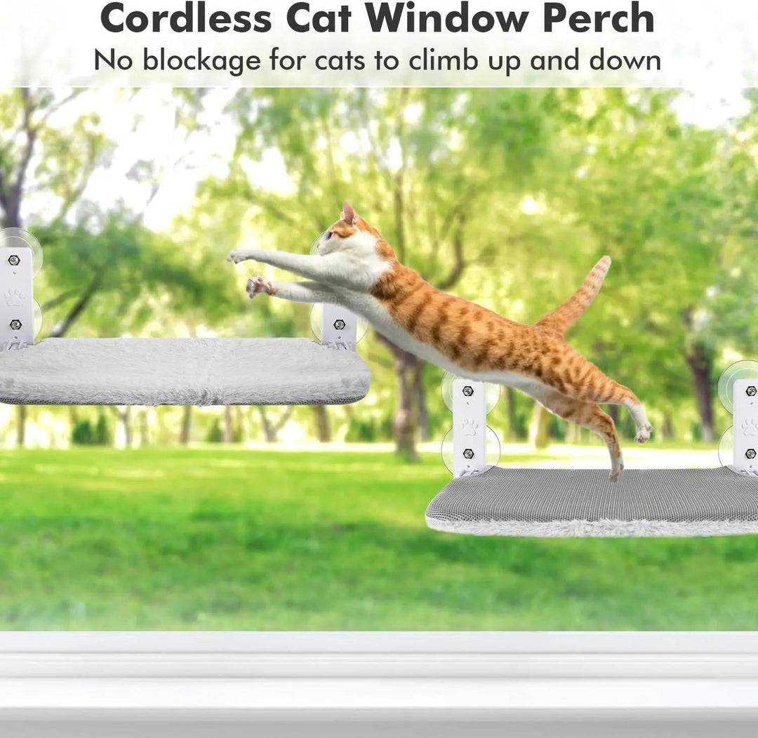 Window Cat Hammock for Cozy Indoor Relaxation