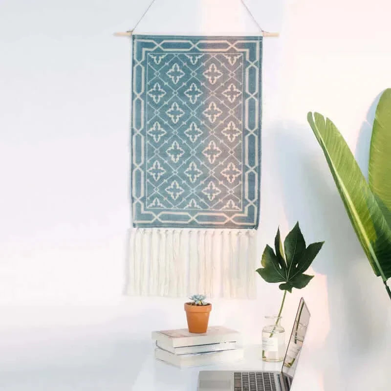 Macrame Hanging Cotton Area Rug for Home Decor-Orizon Depot