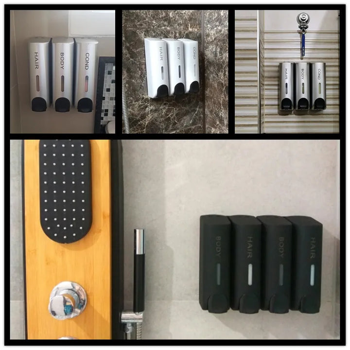 Wall-Mounted Shower Dispenser for Easy Access and Organization-Orizon Depot