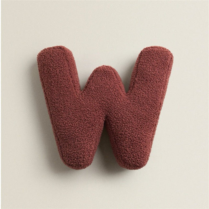 Soft Plush Letter Pillow for Bedroom and Kids' Room Decor-Orizon Depot
