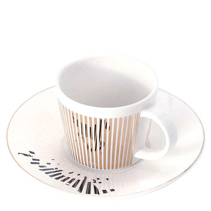 Creative Dynamic SLR Leopard Anamorphic Zebra Coffee Tea Cup Set-Orizon Depot