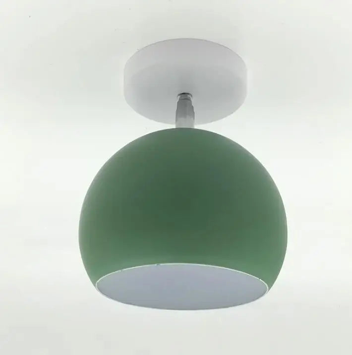 Modern Round Aluminium Ceiling Light | Nordic Macaron Design