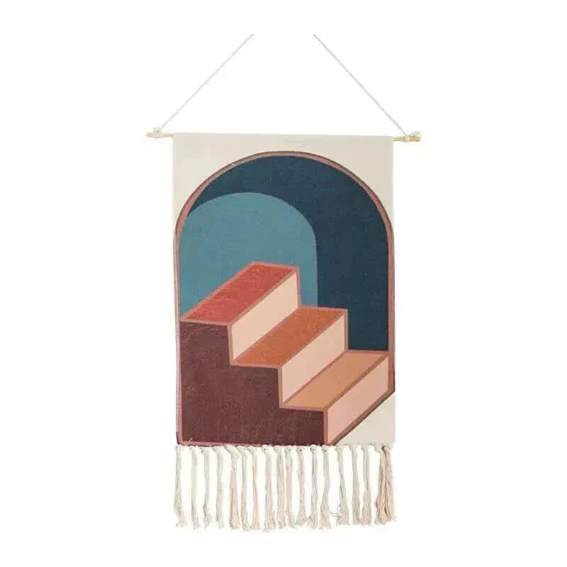 Macrame Hanging Cotton Area Rug for Home Decor-Orizon Depot