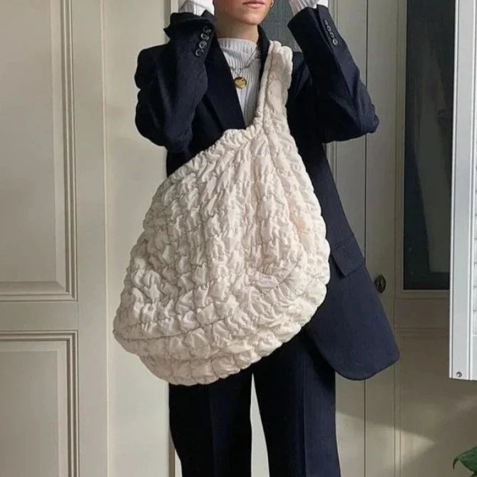 X-Large Cross Quilt Shoulder Bag for Everyday Use-Orizon Depot