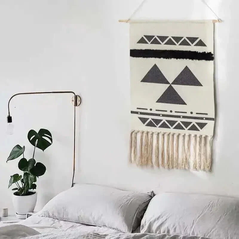 Macrame Hanging Cotton Area Rug for Home Decor-Orizon Depot