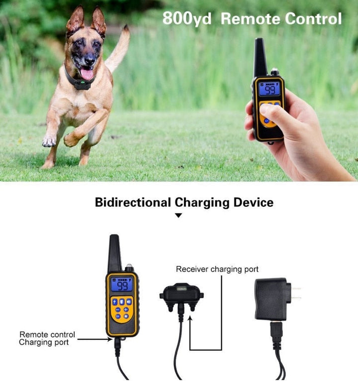 Electric Waterproof Dog Training Collar - Long Range Control-Orizon Depot