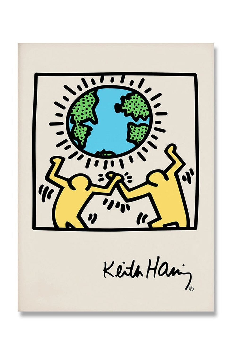 Keith Haring Inspired Canvas Wall Art for Home Decor-Orizon Depot