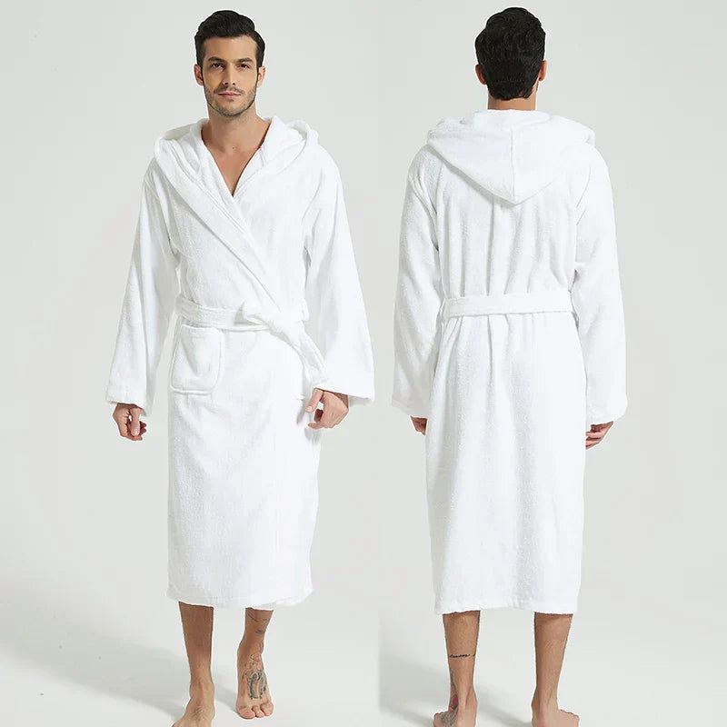 Hooded Spa Bathrobe for Ultimate Comfort and Relaxation-Orizon Depot