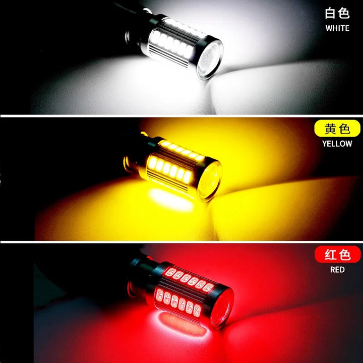 1 PCS 1156/1157 LED Signal Light Bulb 12V 33SMD White