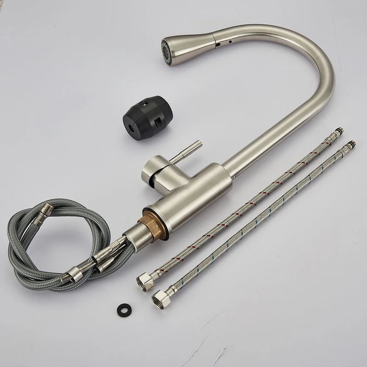 Flexible Kitchen Faucet with Stream Control-Orizon Depot