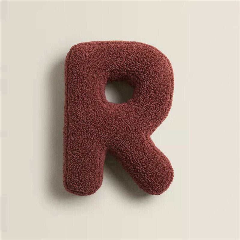 Soft Plush Letter Pillow for Bedroom and Kids' Room Decor-Orizon Depot