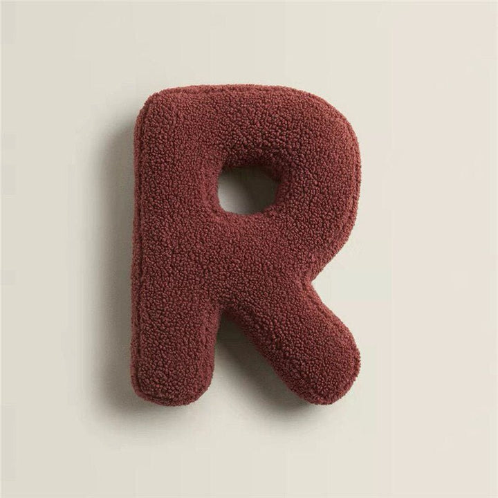 Soft Plush Letter Pillow for Bedroom and Kids' Room Decor-Orizon Depot