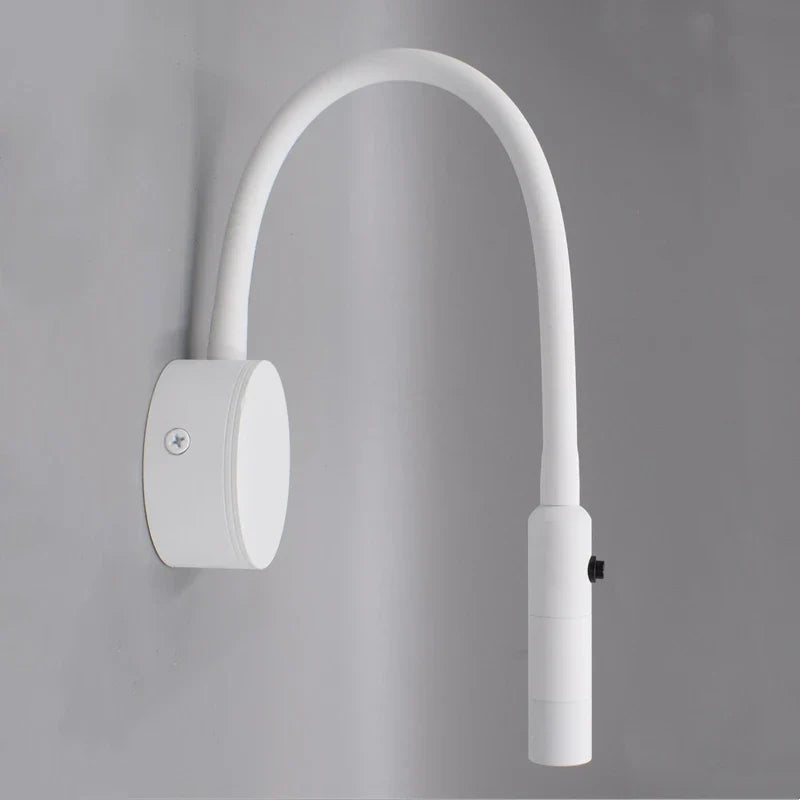 Modern Flexible LED Reading Wall Lamp with Switch for Bedroom/Study-Orizon Depot