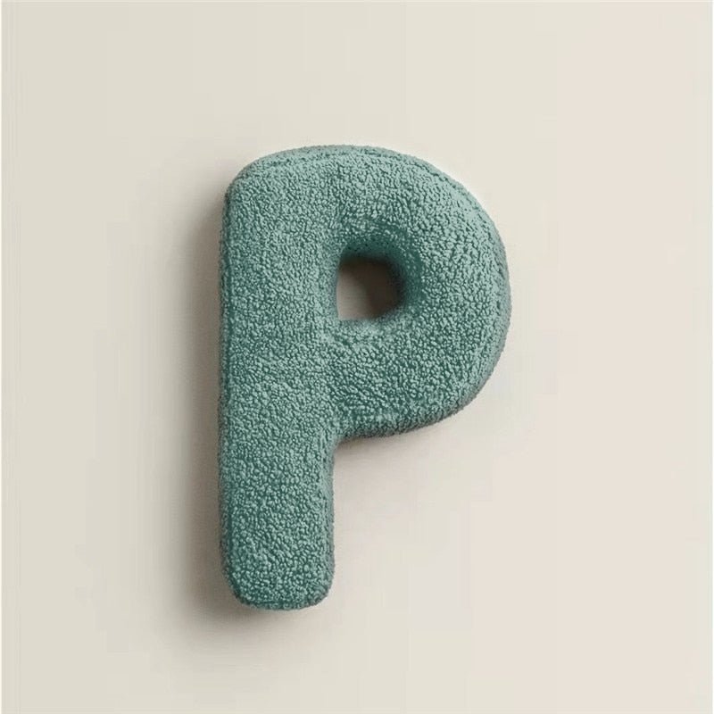 Soft Plush Letter Pillow for Bedroom and Kids' Room Decor-Orizon Depot