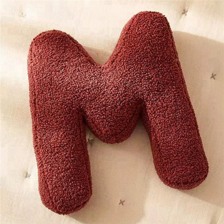 Soft Plush Letter Pillow for Bedroom and Kids' Room Decor-Orizon Depot