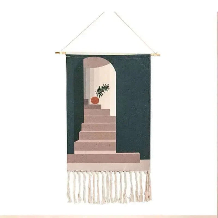 Macrame Hanging Cotton Area Rug for Home Decor-Orizon Depot