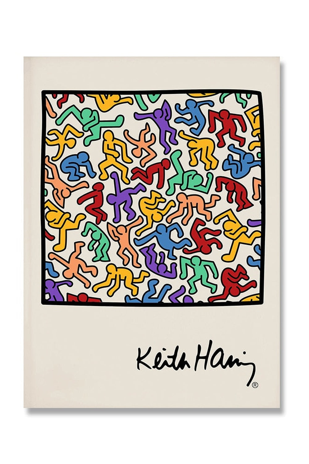 Keith Haring Inspired Canvas Wall Art for Home Decor-Orizon Depot