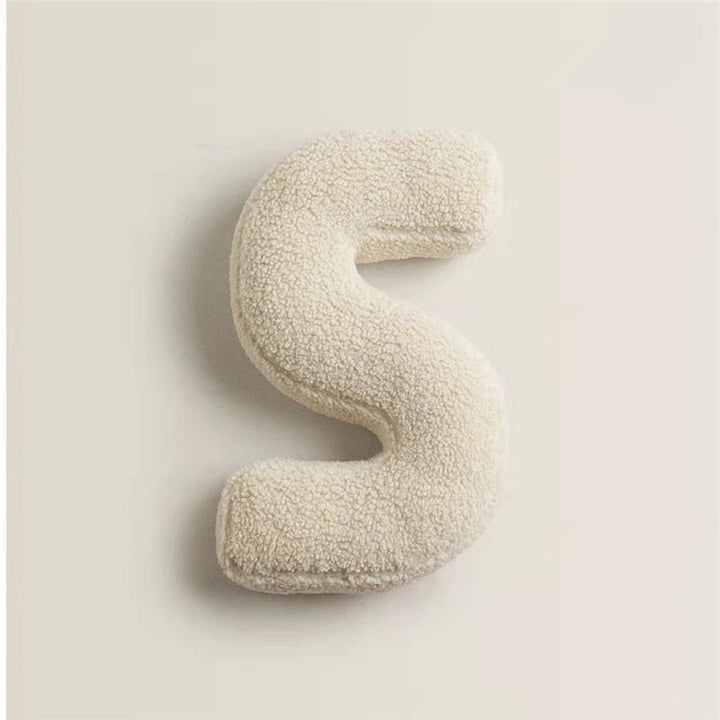 Soft Plush Letter Pillow for Bedroom and Kids' Room Decor-Orizon Depot