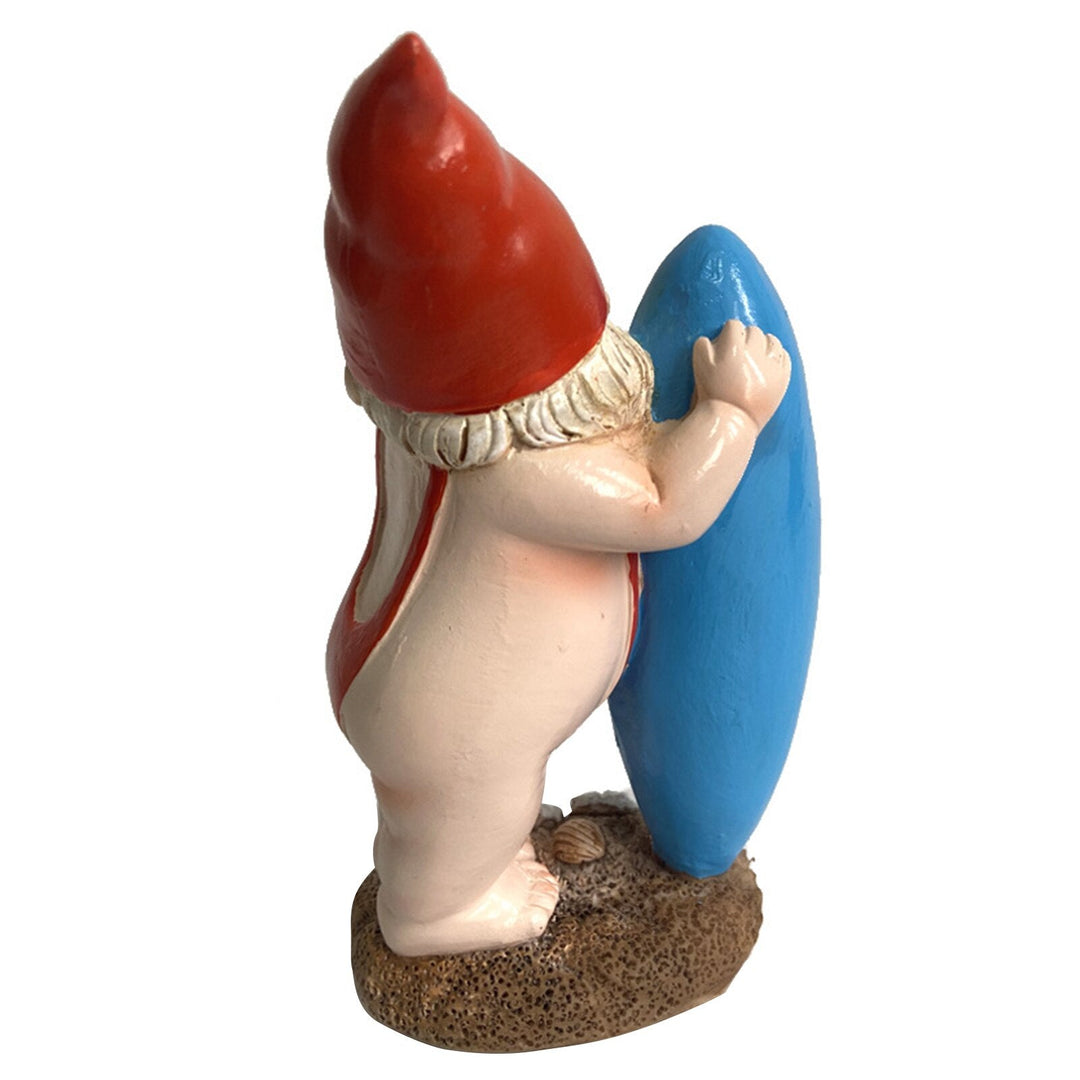 Playful Garden Gnome Figurine for Outdoor Decoration-Orizon Depot