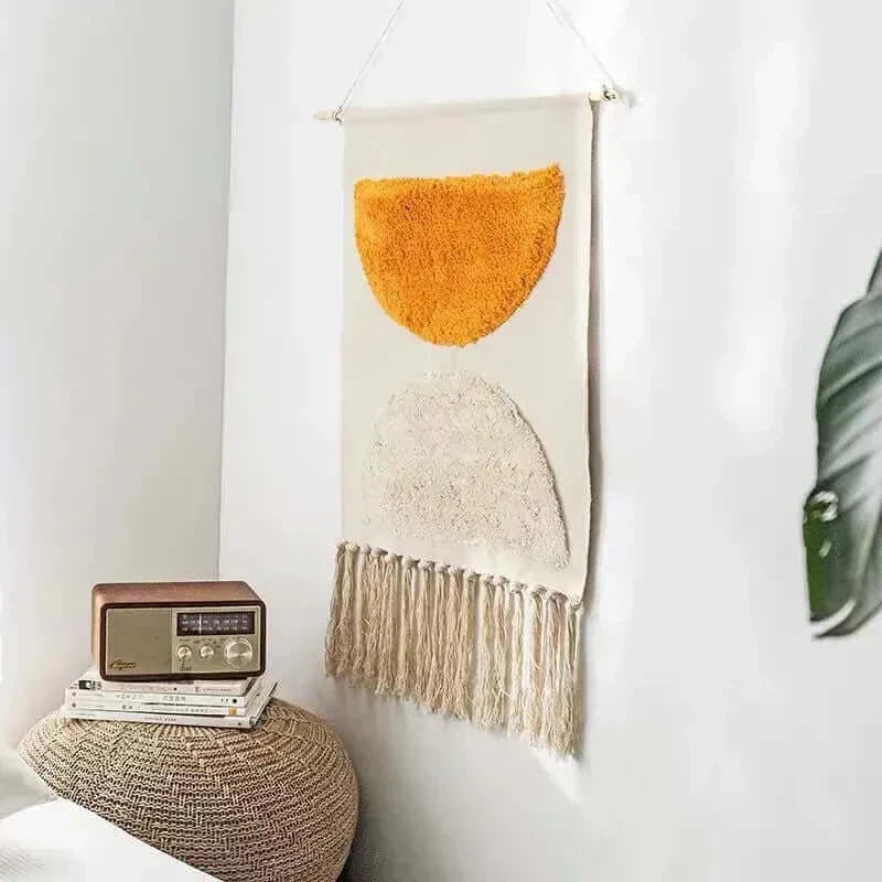 Macrame Hanging Cotton Area Rug for Home Decor-Orizon Depot