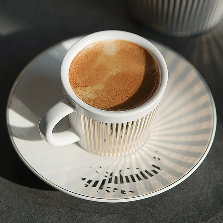 Creative Dynamic SLR Leopard Anamorphic Zebra Coffee Tea Cup Set-Orizon Depot