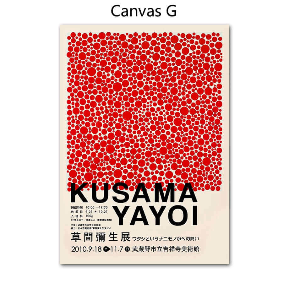 Abstract Premium Poster by Yayoi Kusama - Art for Home Decor-Orizon Depot