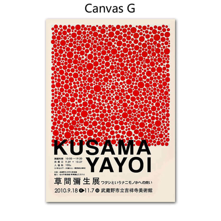 Abstract Premium Poster by Yayoi Kusama - Art for Home Decor-Orizon Depot