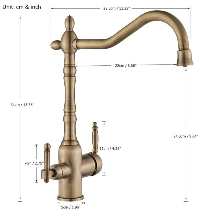 Classic Kitchen Faucet - Stylish and Functional Design for Your Home-Orizon Depot